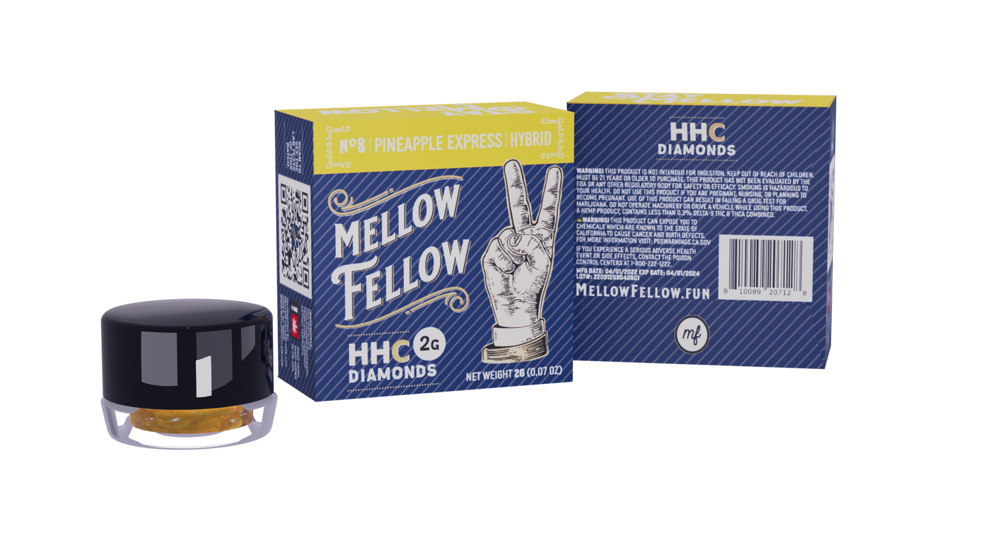 Mellow Fellow HHC Diamonds Dabs - Concentrate - 2G